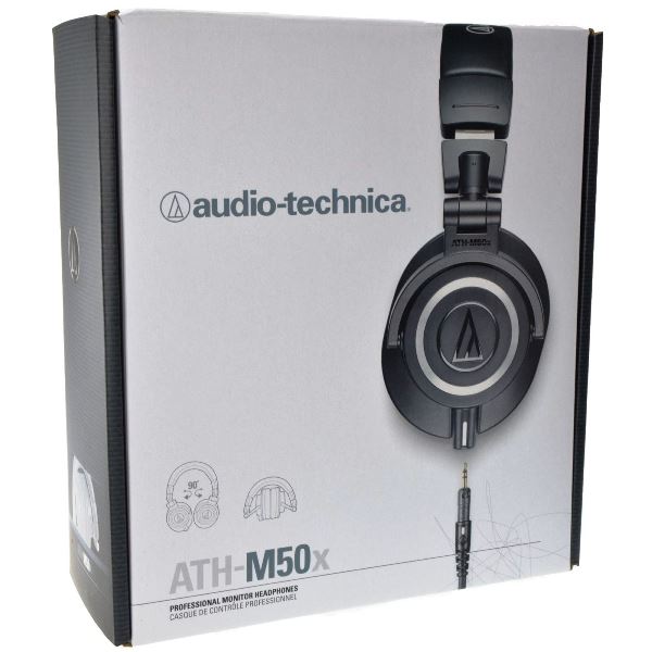 Audio Technica ATH M50X Professional Foldable Studio Monitor ...