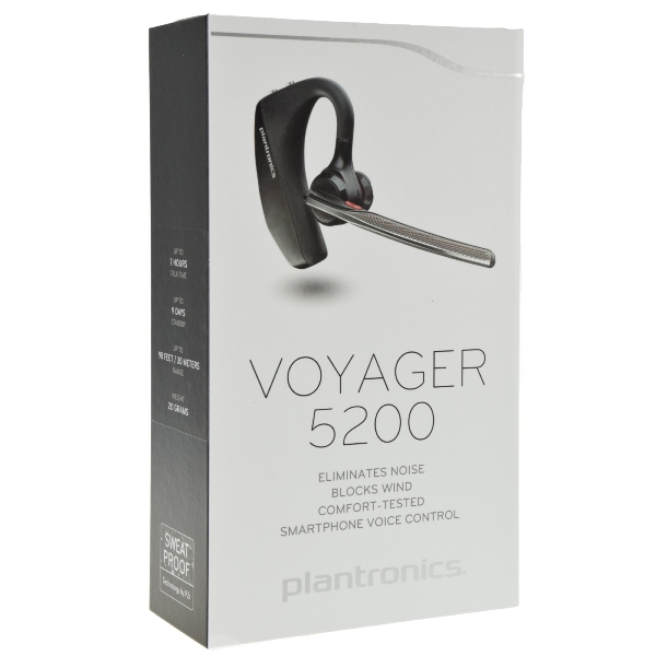 Plantronics Voyager 5200 Wireless Bluetooth Headset WindSmart