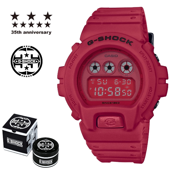 g shock 35th anniversary red out
