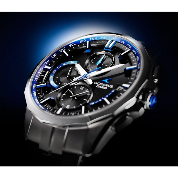 Casio OCEANUS OCW-S3000-1AJF Titanium Tough Solar Radio Multiband 6 Men ...