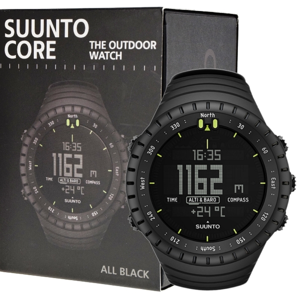 suunto core all black digital watch