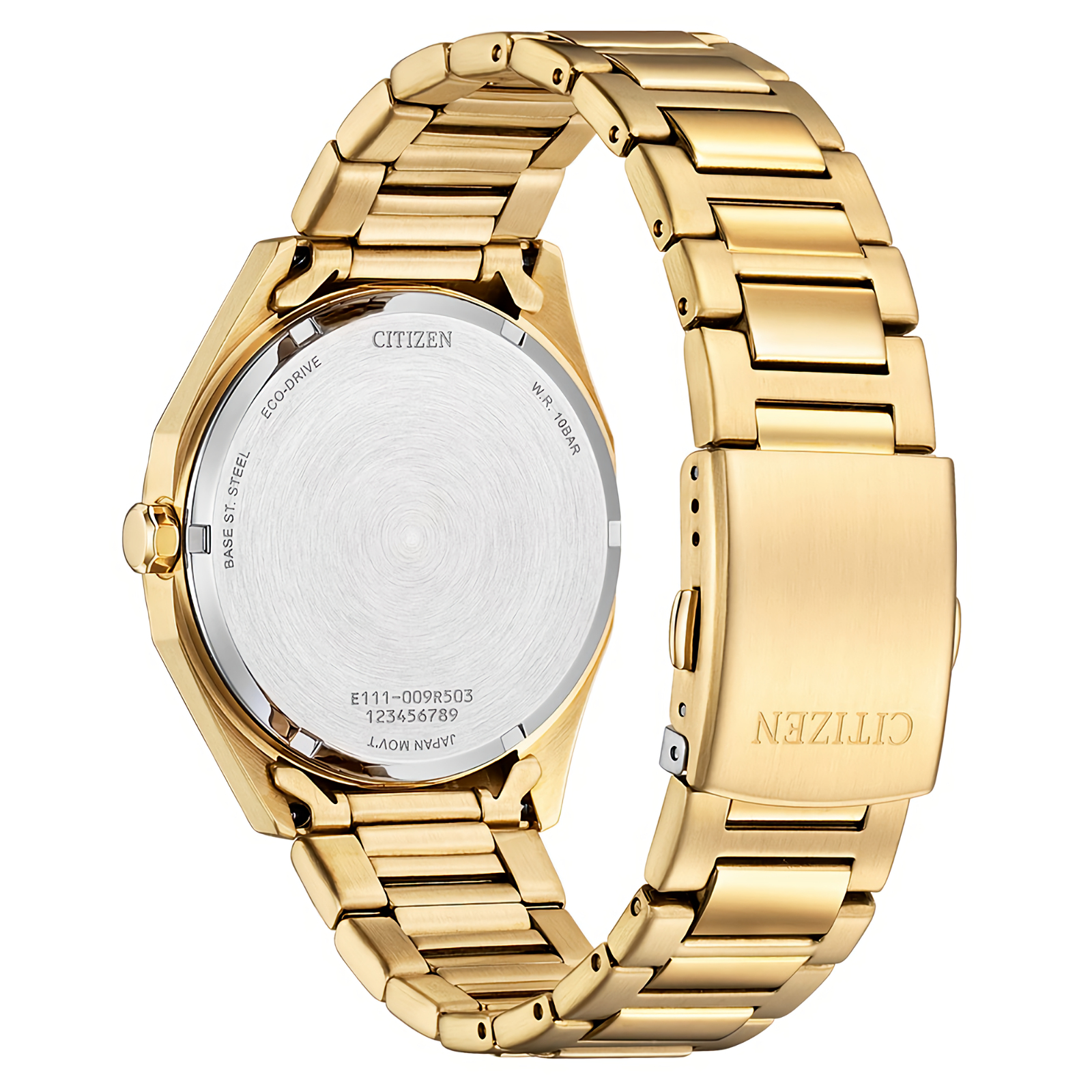 CITIZEN Eco-Drive BM7633-81X Green Dial Gold-Tone Stainless Steel