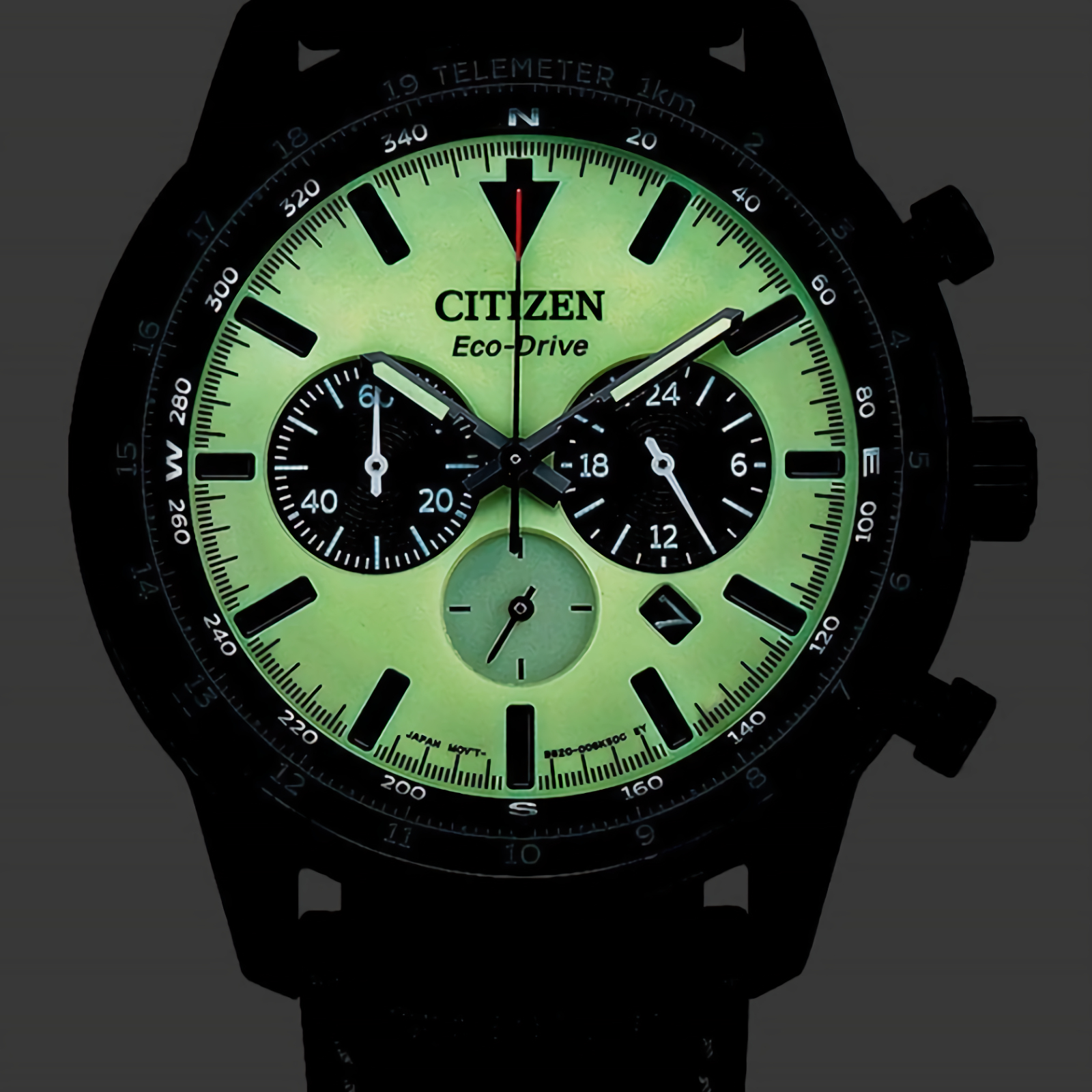 CITIZEN Eco-Drive CA4505-21X Luminous Dial Date Display