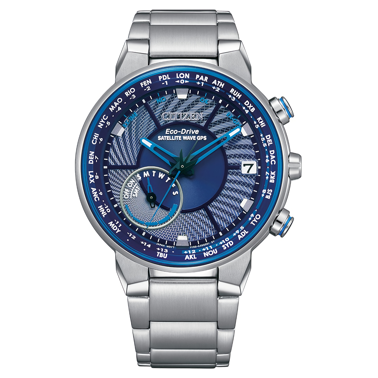 CITIZEN CC3030-53L Satellite Wave GPS Blue Dial Perpetual Calendar