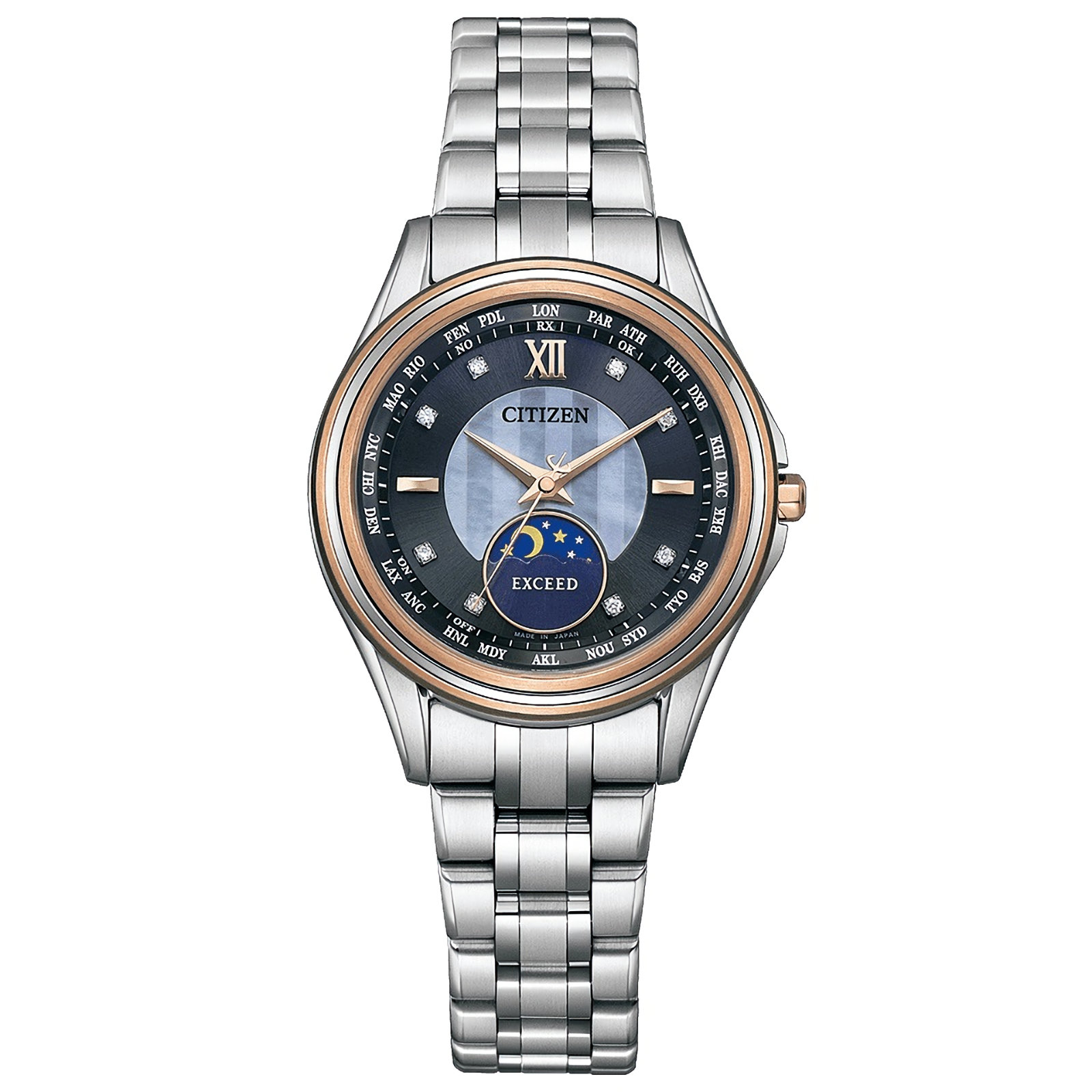 CITIZEN EXCEED EE1014-70F Photovoltaic Eco-Drive Titanium Watch