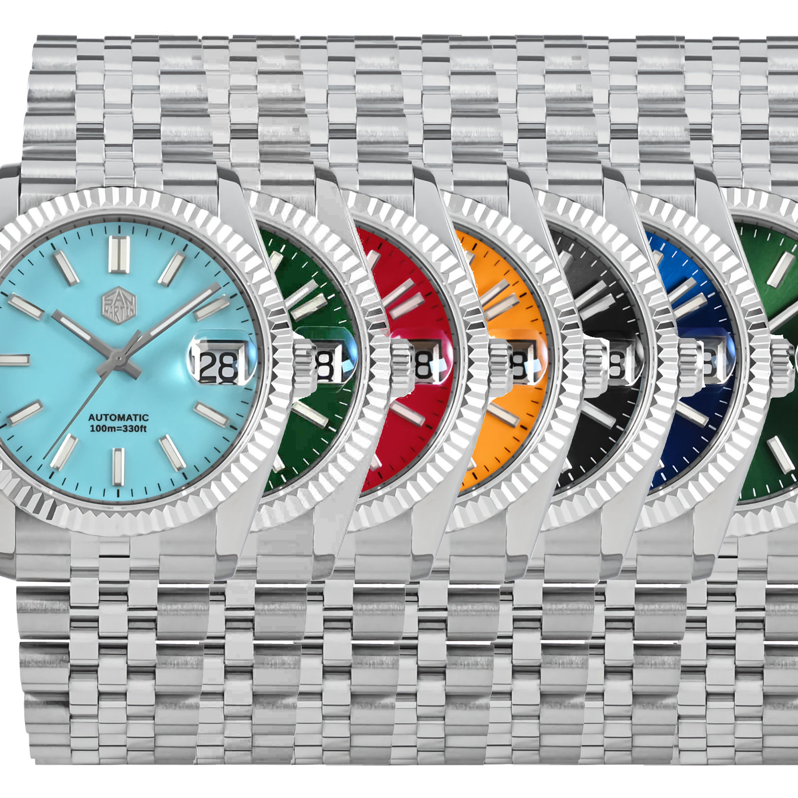 時計 SAN MARTIN automatic SAN MARTIN SN058-G-X Classic Automatic Stainless Steel 36.5mm