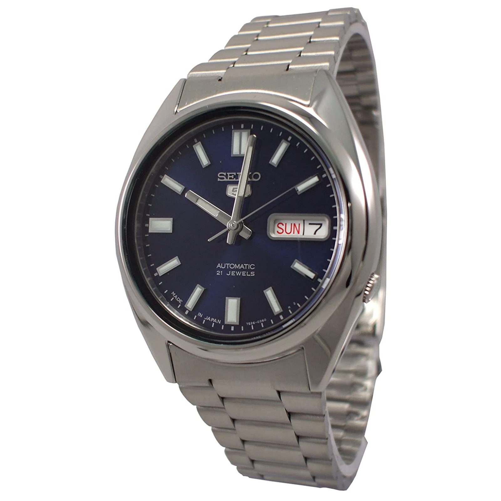 mens seiko 5 automatic watch snxs77