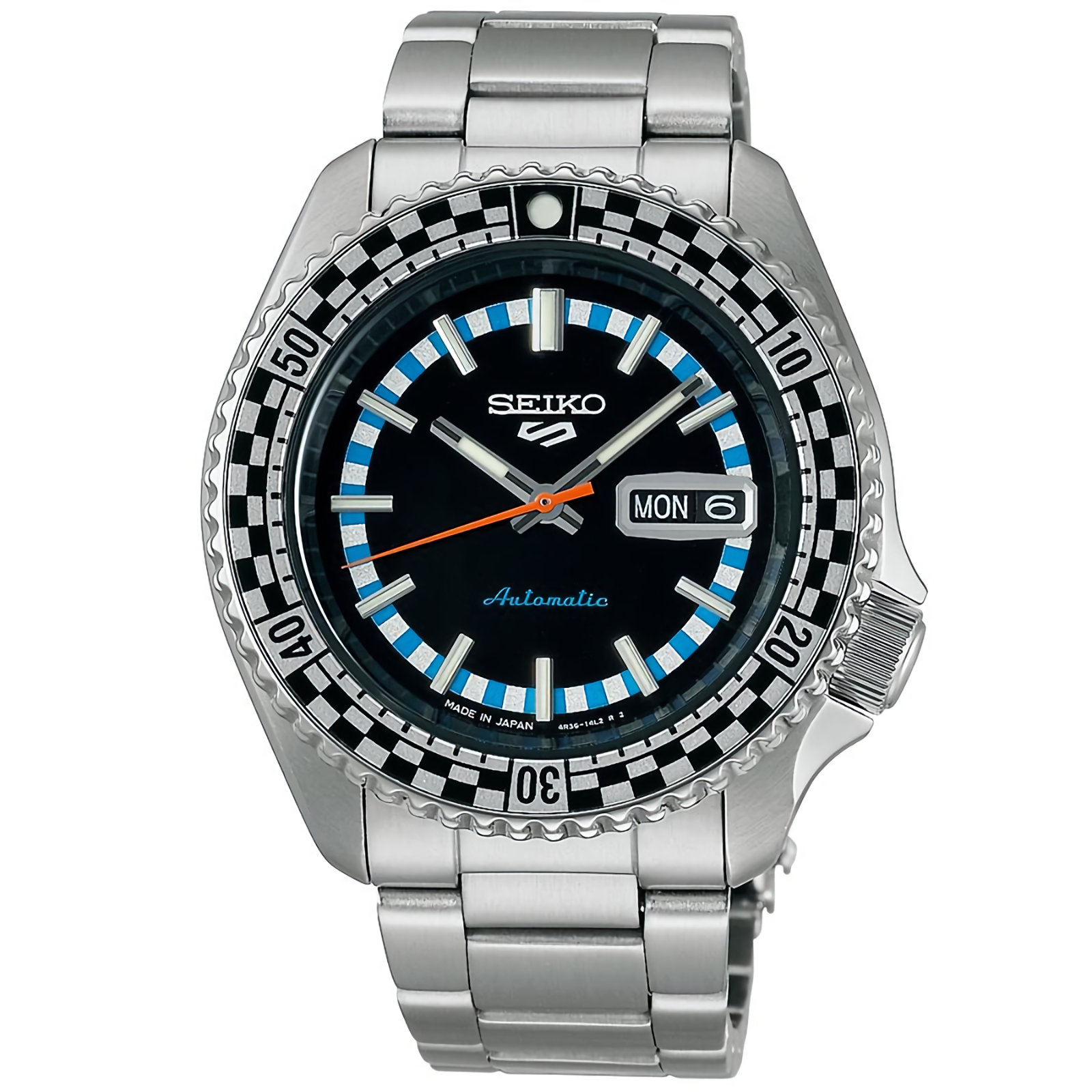 Seiko 5 Sports SRPK67 Automatic Matte Black Dial Men's Watch