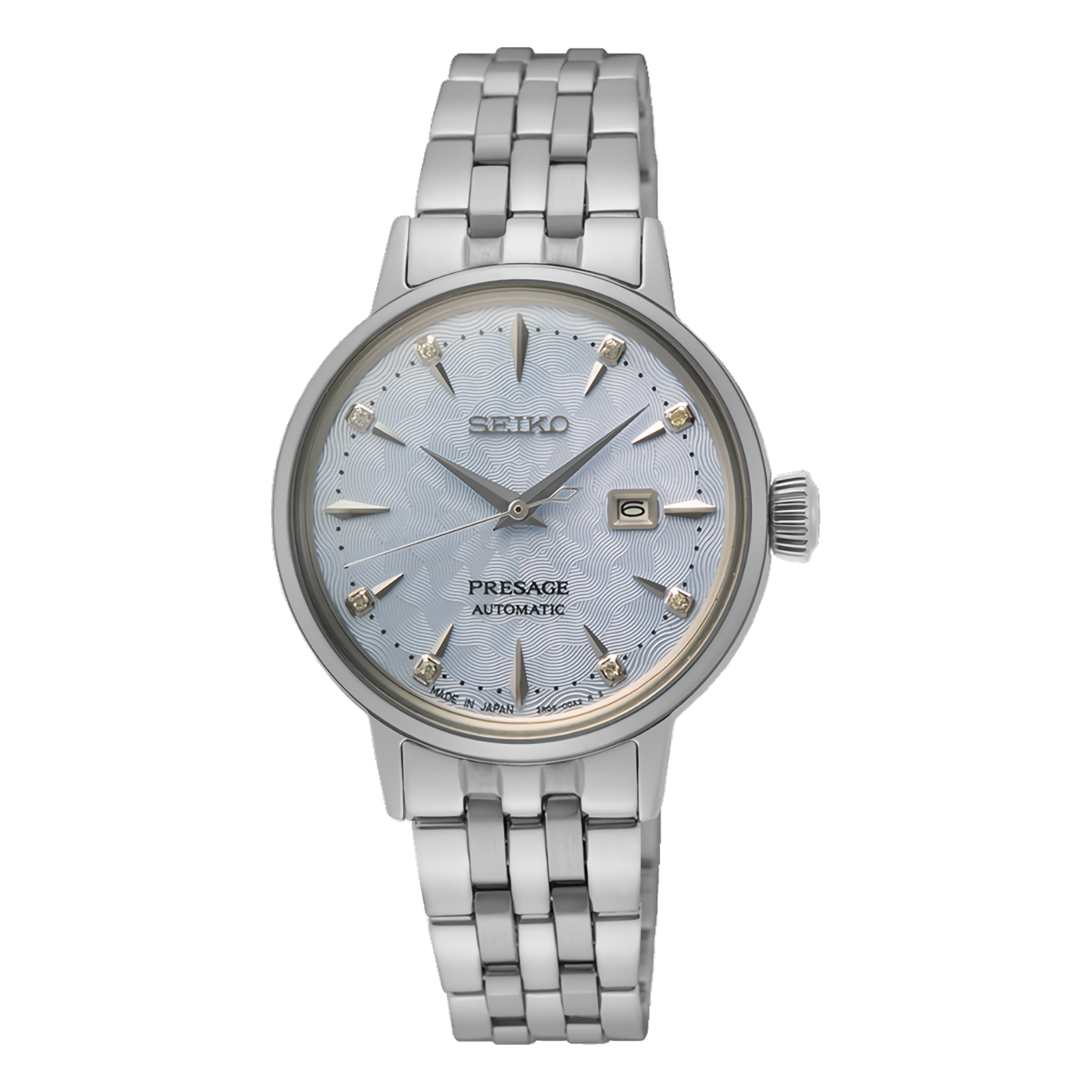 SEIKO Presage SRE007J1 Cocktail Time Diamond Twist Light Blue Dial
