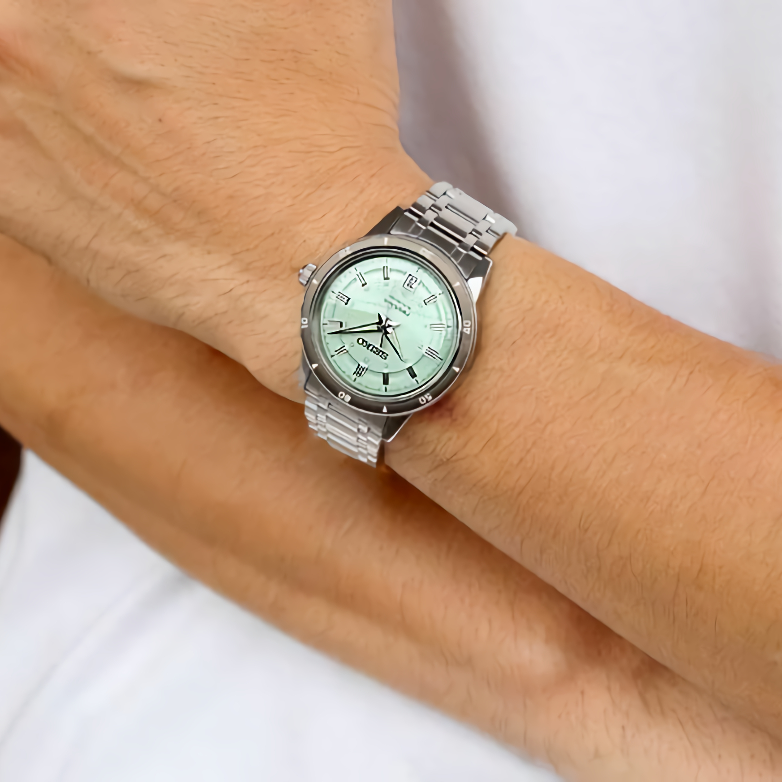 SEIKO Presage Style 60's SRPL71 Automatic Ice Green Dial Date