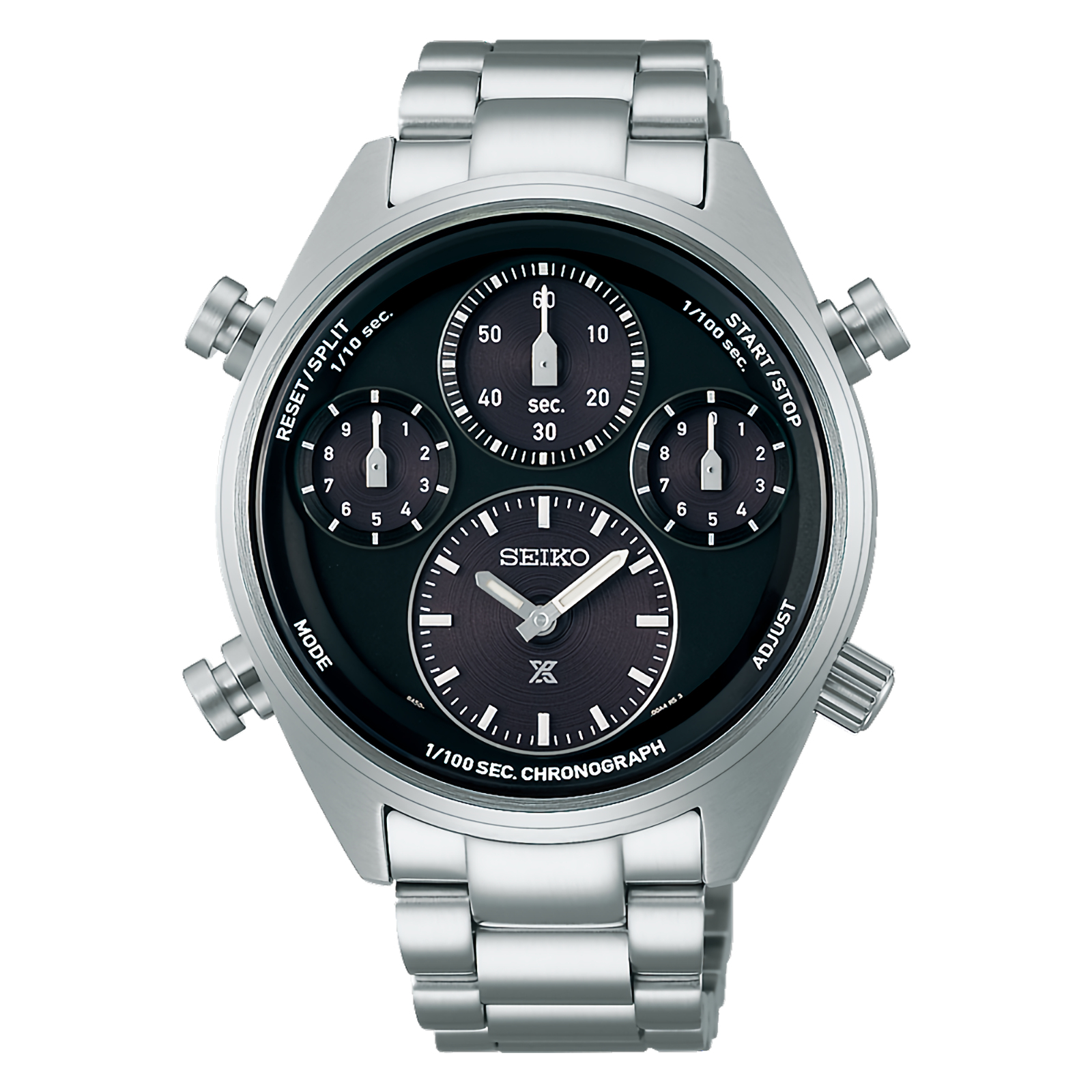 SEIKO Prospex Speedtimer SFJ003 Black Dial Chronograph Stainless