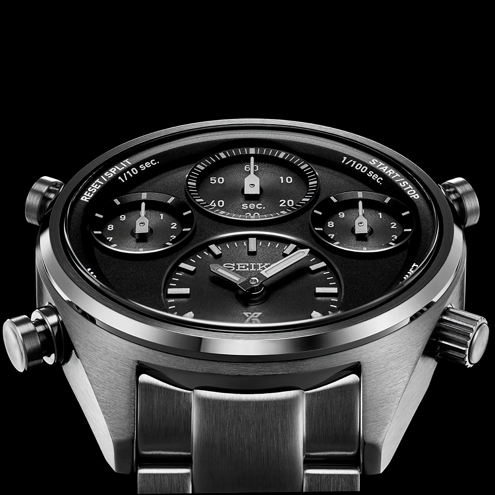 SEIKO Prospex Speedtimer SFJ003 Black Dial Chronograph Stainless