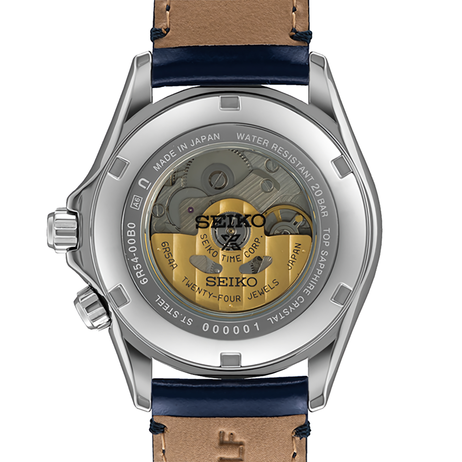 SEIKO Prospex Alpinist SPB377J1 Automatic GMT Blue Dial Date Disp