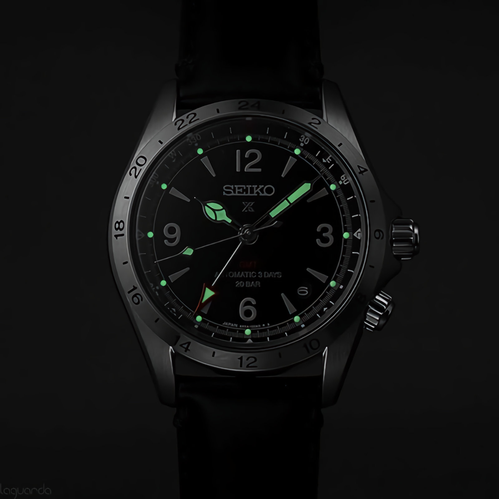 SEIKO Prospex Alpinist SPB377J1 Automatic GMT Blue Dial Date Disp