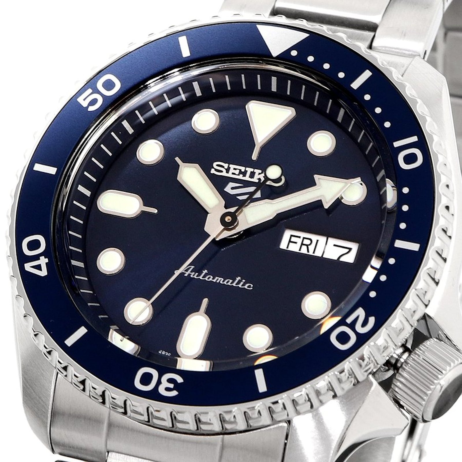 Seiko automatic blue dial - solidbatman