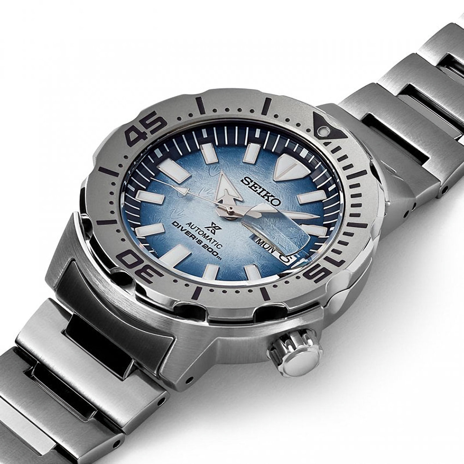 SEIKO Prospex Sea Monster SRPG57K1 Automatic Blue Dial Save The