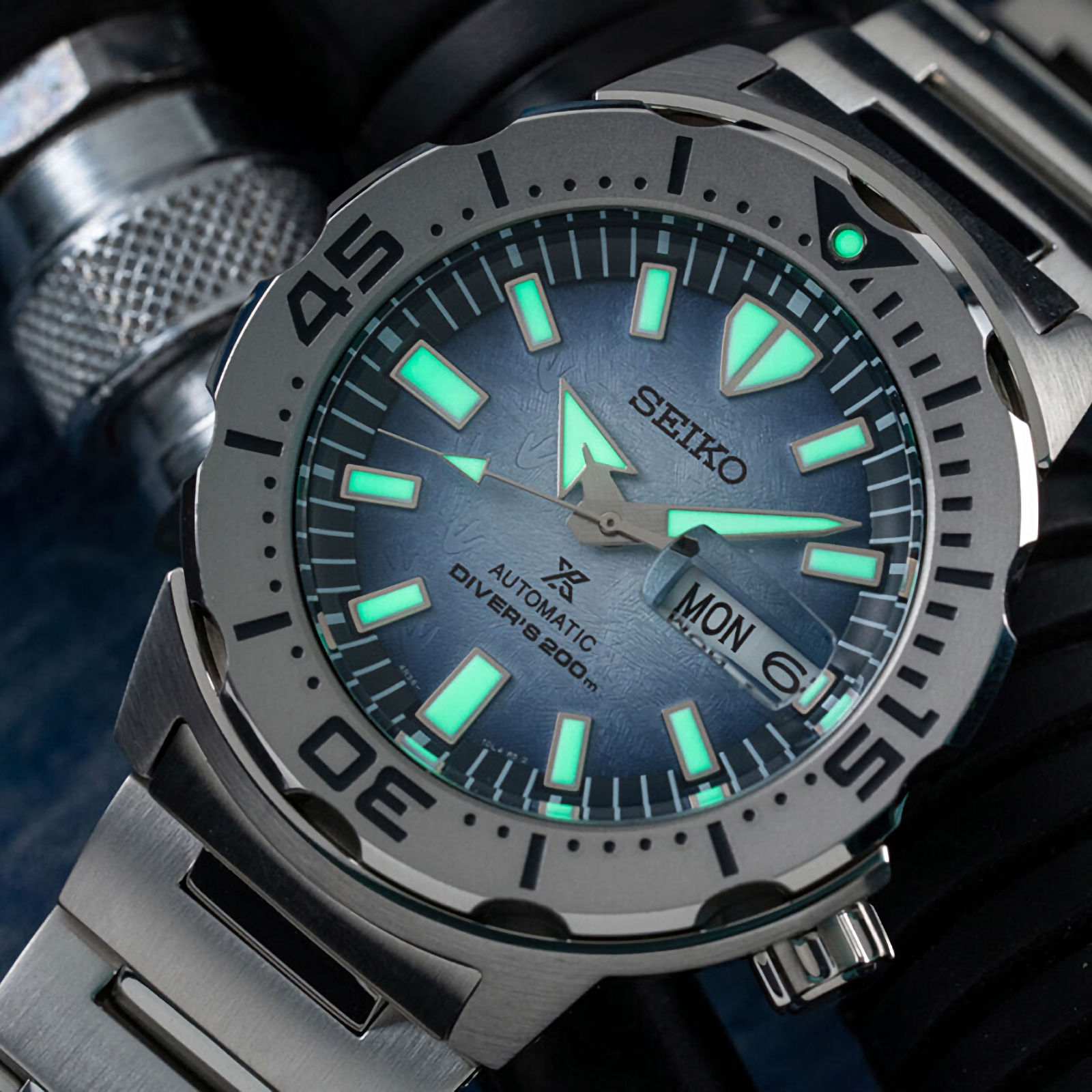 SEIKO Prospex Sea Monster SRPG57K1 Automatic Blue Dial Save The 
