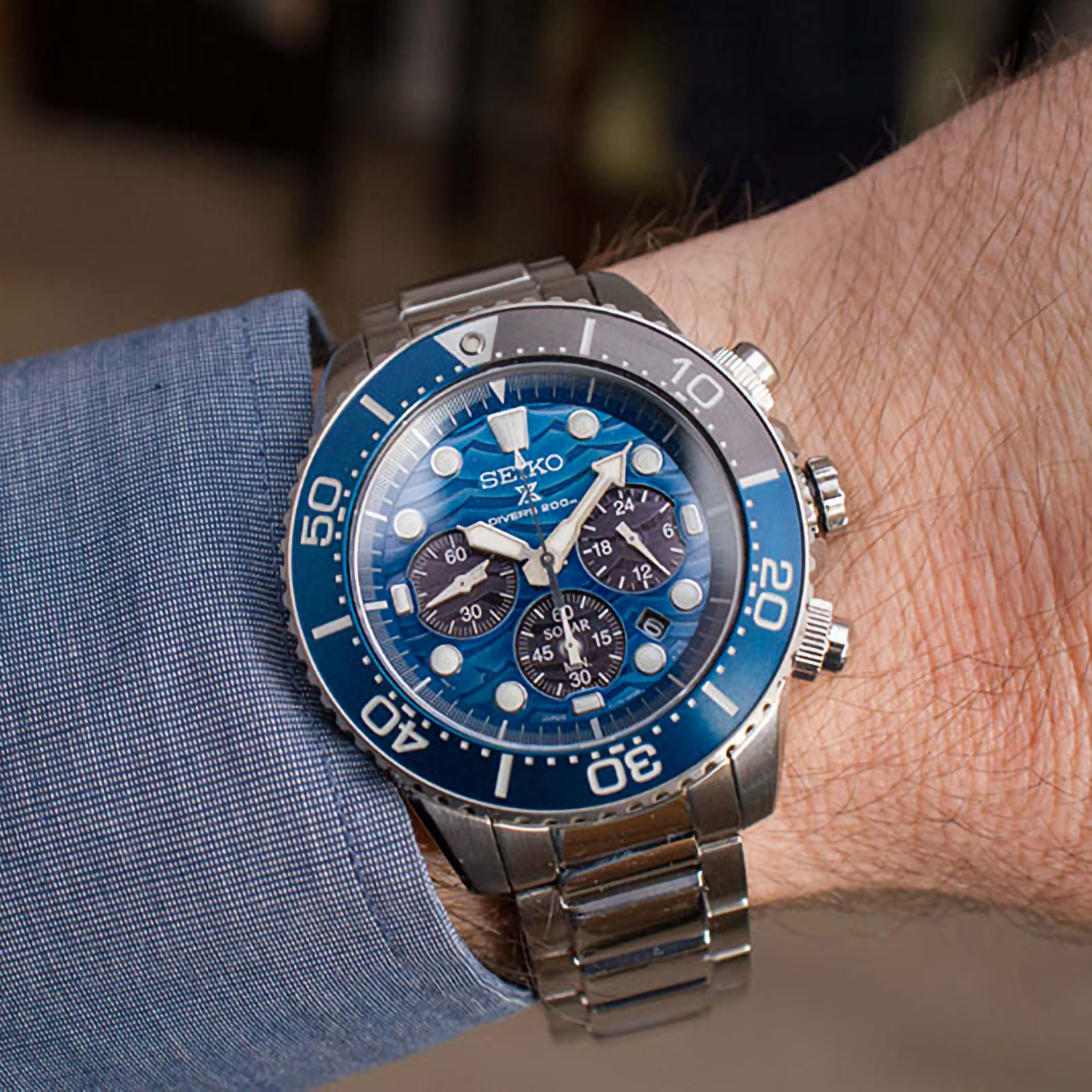 seiko prospex save the ocean chronograph